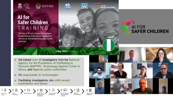 Training in Nigeria AI for safer children, May 2024