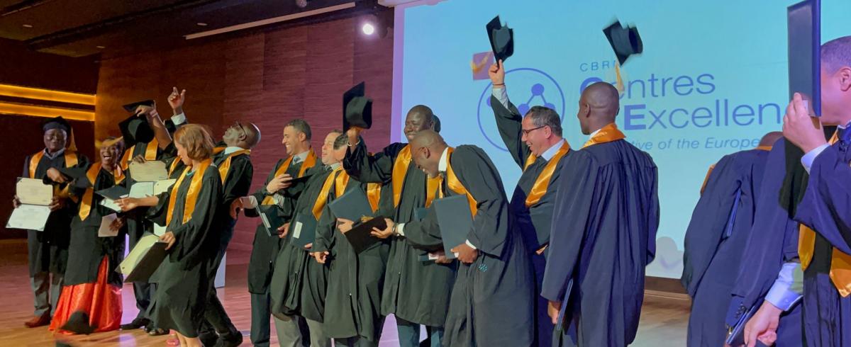 Cérémonie de remise des diplômes à la 1ère promotion du Mastère spécialisé « Gestion des risques et menaces Nucléaire, Radiologique, Biologique, Chimique, Explosif (NRBCE) mention Afrique »