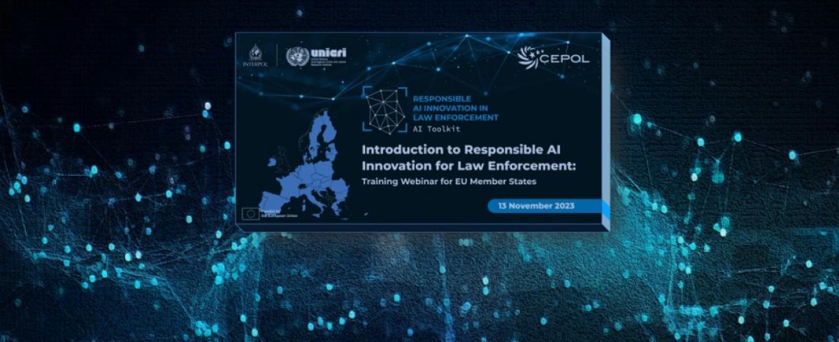 Webinar on responsible AI innovation in law enforcement