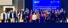 LL.M. students, Faculty, and participants at the Opening Ceremony, pose in group photo. 