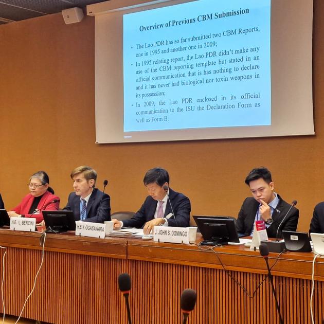 Efforts to strengthen the implementation of the Biological Weapons Convention in Southeast Asia