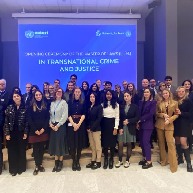 Opening ceremony of the 2022-23 edition of the Master of Laws (LL.M.) in transnational crime and justice