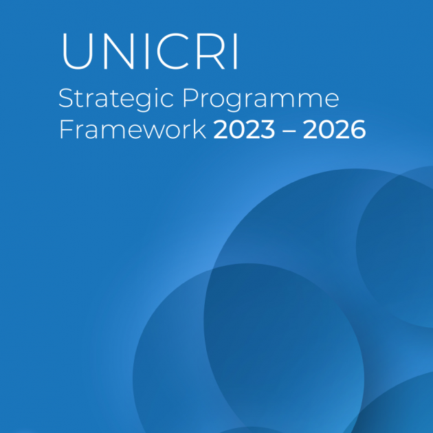 UNICRI Strategic Programme Framework 