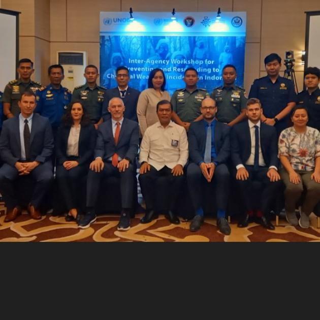 UNODC, UNICRI and BNPT organized inter-agency workshop to prevent chemical weapons incidents in Indonesia