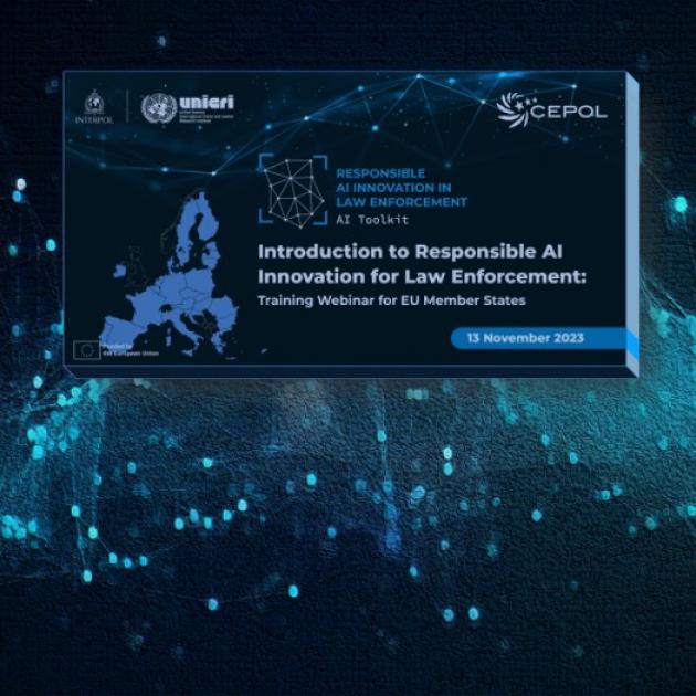 Webinar on responsible AI innovation in law enforcement